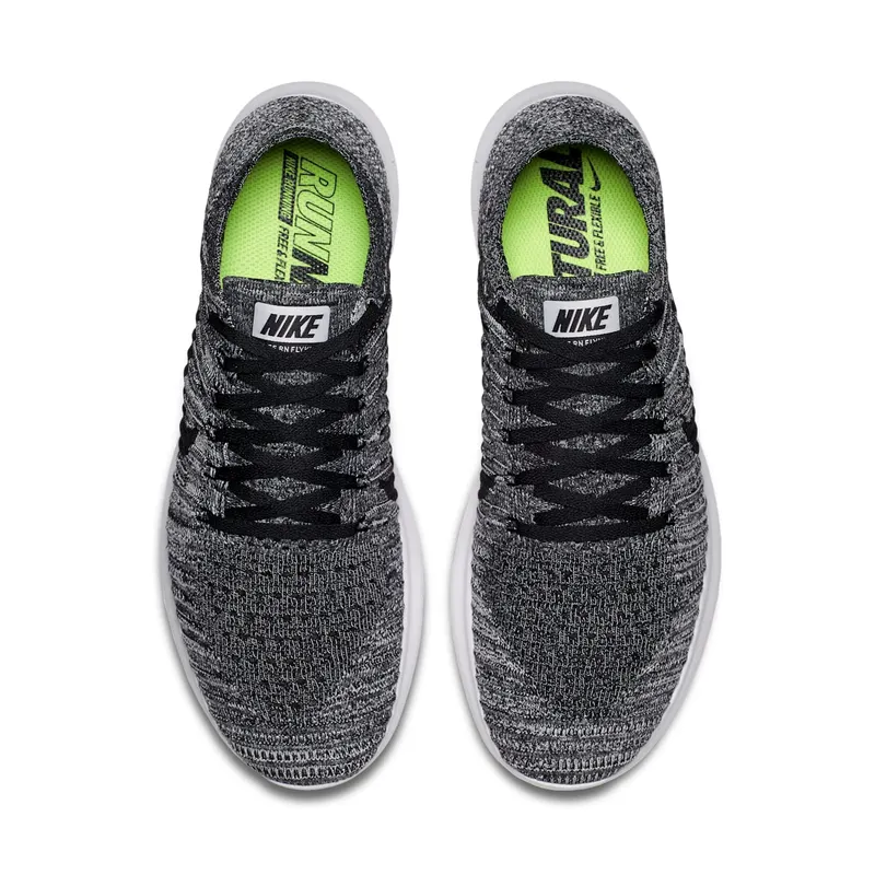 Nike Free RN Flyknit White/Black White/Black (831069-100)