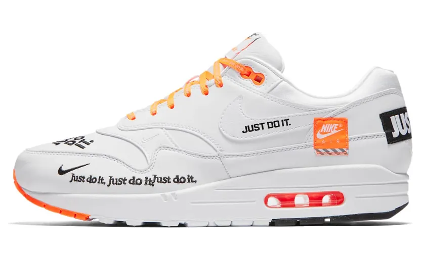 Nike Air Max 1 Just Do It Pack “White / Total Orange” (AO1021-100)