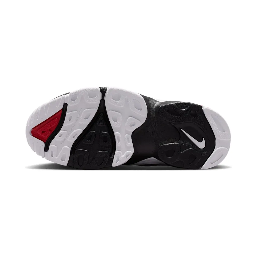 Nike Air Diamond Turf II GS “Black / Flame Red / Metallic / White” (IR4727-001)