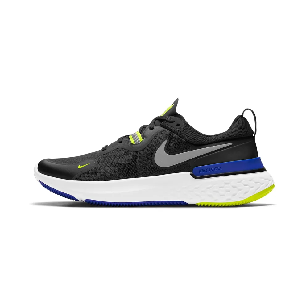 Nike React Miler Black Cyber Blue (CW1777-011)