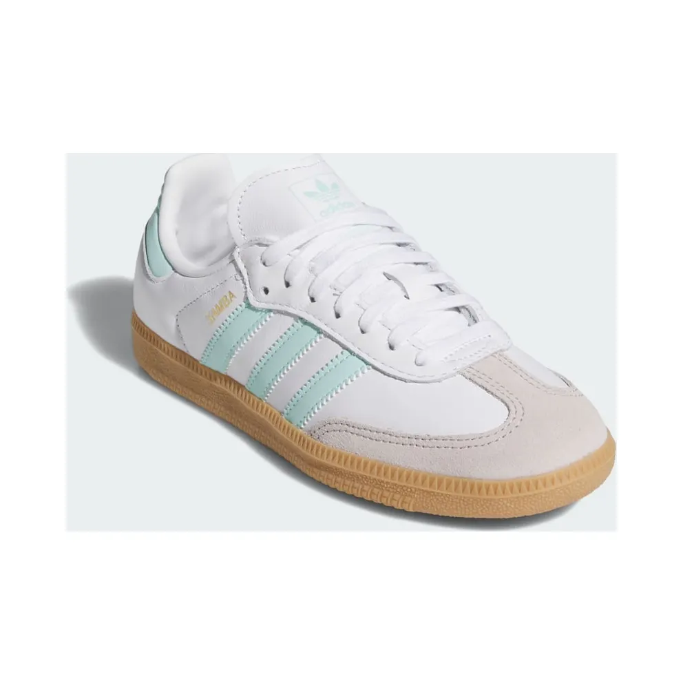 Adidas Samba OG GS “White Semi Flash Aqua” (JP5481)