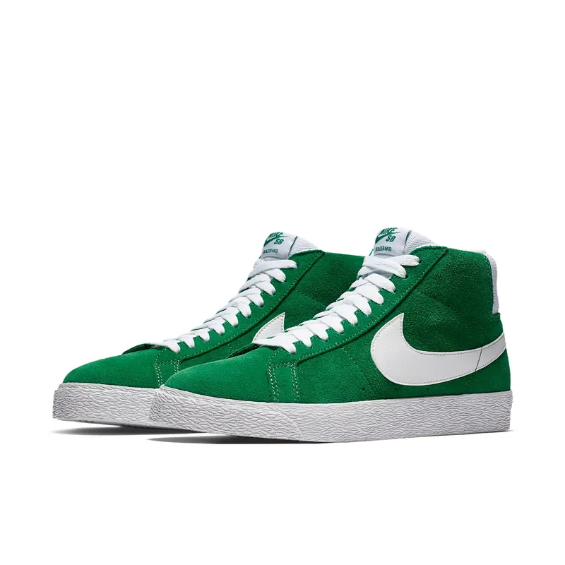 Nike SB Blazer Mid Pine Green Pine Green/White (864349-311)