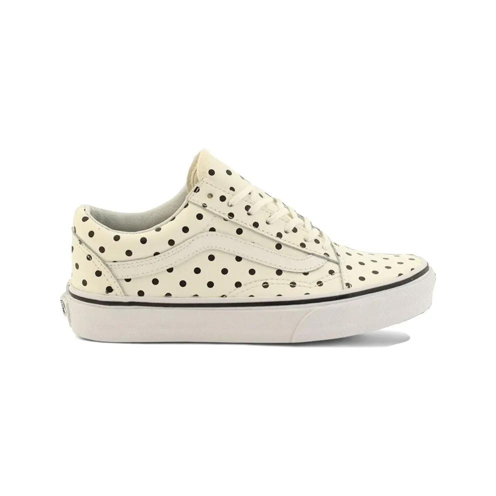 Vans Old Skool Leather White Polka Dot (VN03Z6HUK)