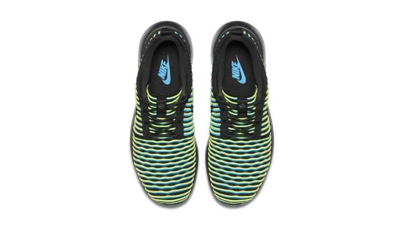 Nike Roshe Two Flyknit Photo Blue (W) Black/Photo Blue-Volt-Black (844929-003)