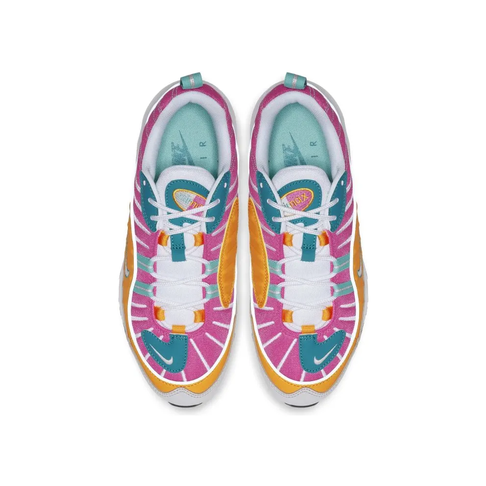 Nike Air Max 98 Easter (2019) (W) Spirit Teal/Vast Grey-Tropical Twist-Laser Fuchsia-White-University Gold (CI9897-301)