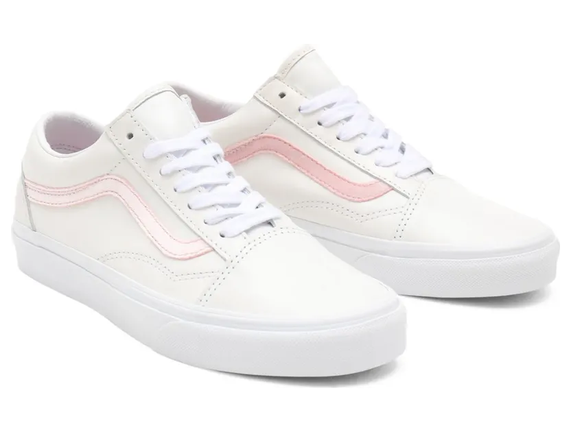 VANS Velvet Sidestripe Old Skool Schoenen Wit (VN0A38G19XL)
