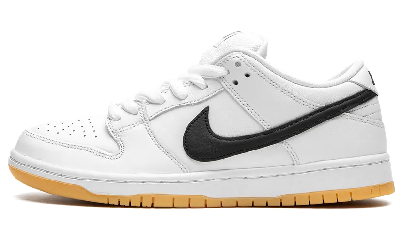 Nike SB Dunk Low Pro White/White/Gum Light Brown/Black (CD2563-101)