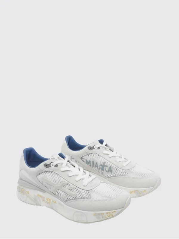 Premiata Moerund Suede and Nylon White (MOERUN6732)