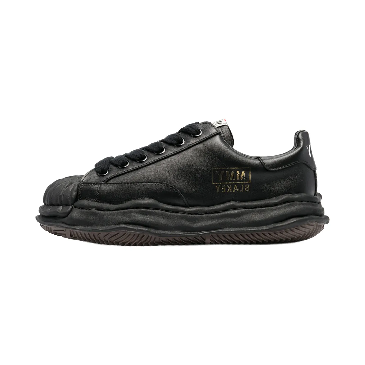 Maison Mihara Yasuhiro Blakey OG Sole Leather Low “Black” (A06FW702-BLK)