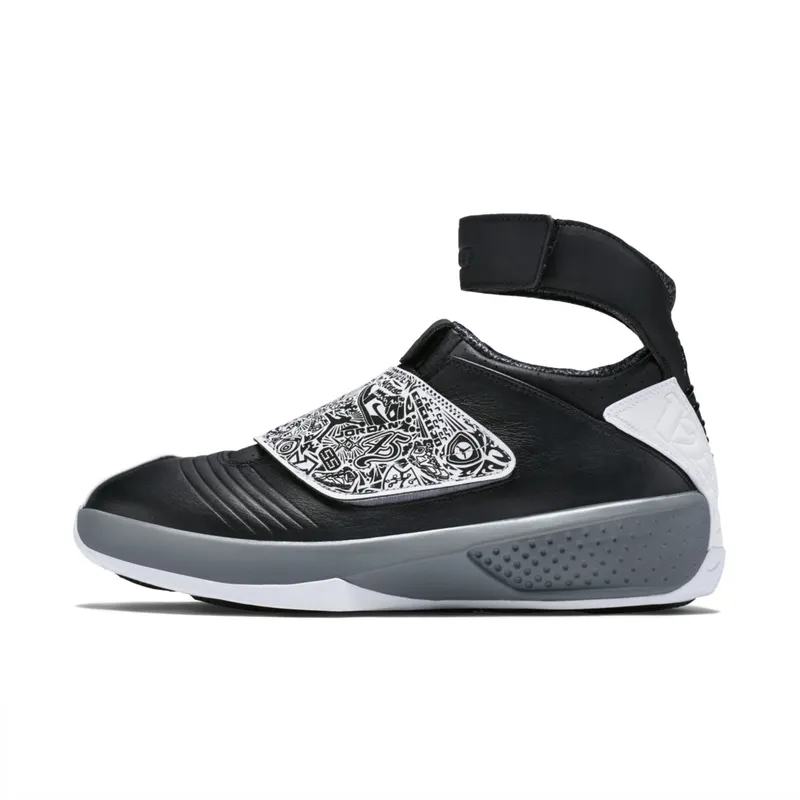 Jordan 20 Retro Playoff Black/White-Cool Grey (310455-003)