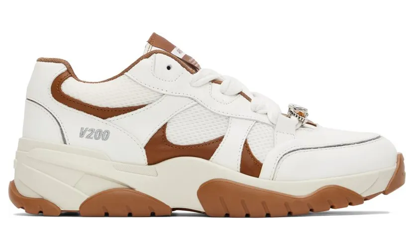 Axel Arigato White & Tan Catfish Sneakers (F0051010)