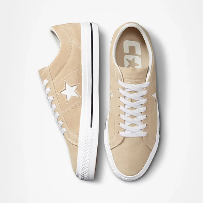 Converse One Star Pro Vintage Suede Low “Oat Milk” (A04155C)