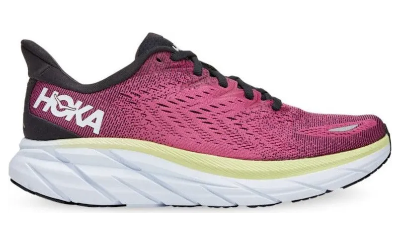 Hoka One Clifton 8 Ibis Rose Pink Green (1119394-BGIR)