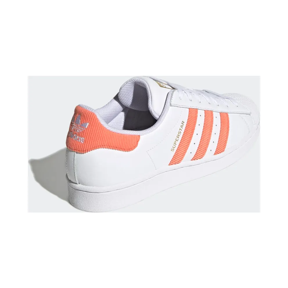 Adidas Superstar True Orange / Cloud White / Gold Metallic (H00207)