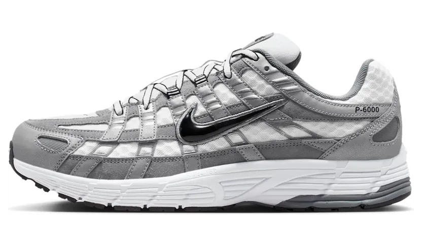 Nike P-6000 “White Metallic Cool Grey Black” (IR2004-100)
