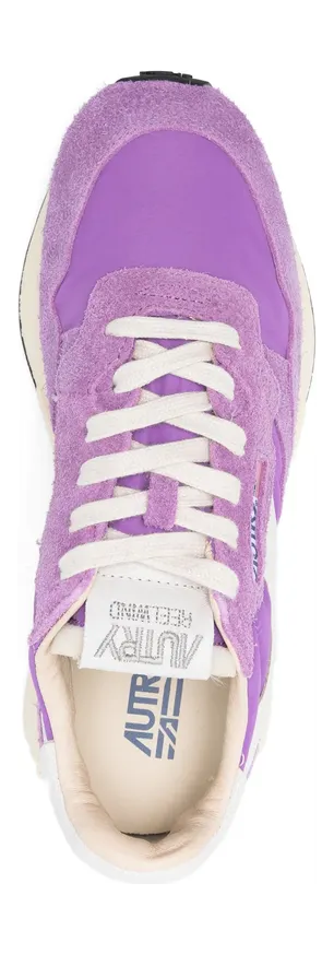 Autry Suede Panelled “Purple/White” (WWLW NC32) (3)