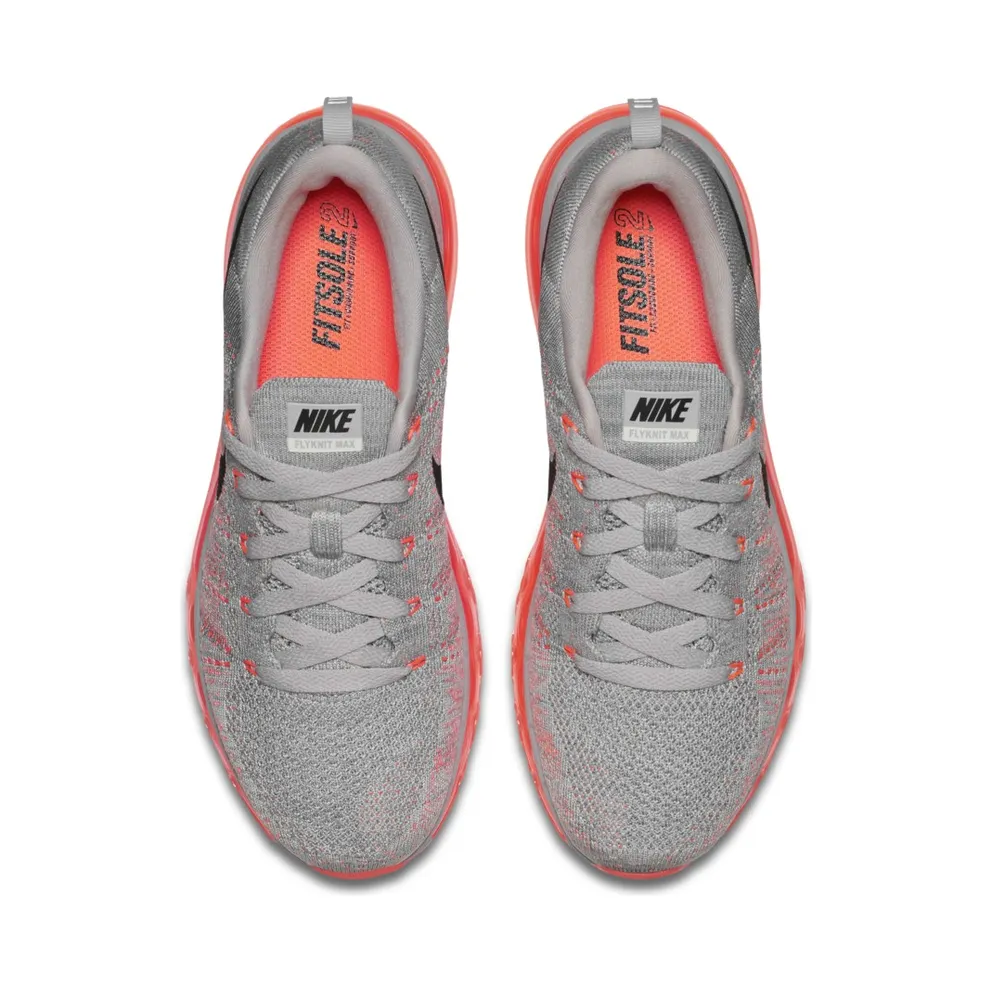 Nike WMNS Flyknit Air Max Ash Hyper Orange (2016) (620659-508)