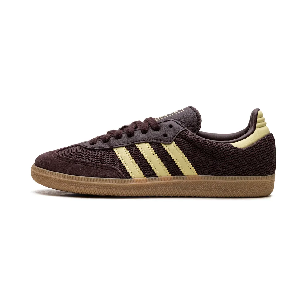 Adidas Samba OG “Shadow Brown Powder Yellow” (JR8167)