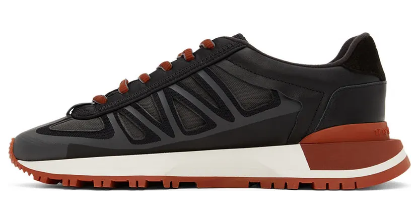 Maison Margiela Black & Orange 50/50 Sneakers (S57WS0444 P4760) (3)