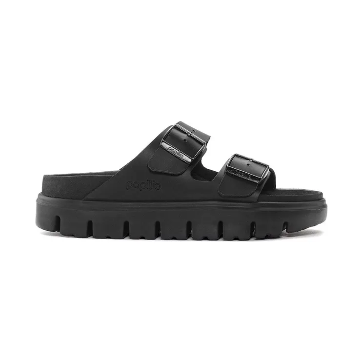 Birkenstock Arizona Chunky Leather Black (Narrow Fit) (1024565)