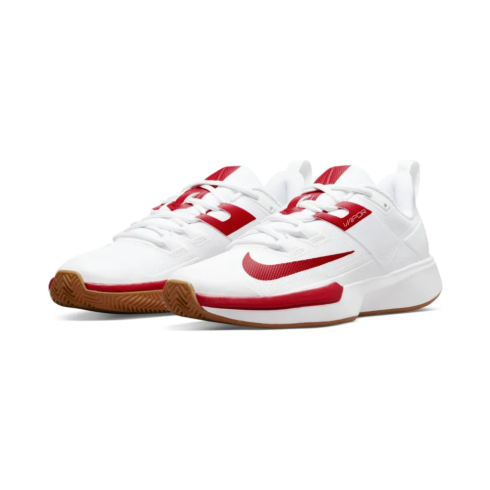 NikeCourt Vapor Lite (gravel) “White / Wheat / University Red” (DH2945-188)
