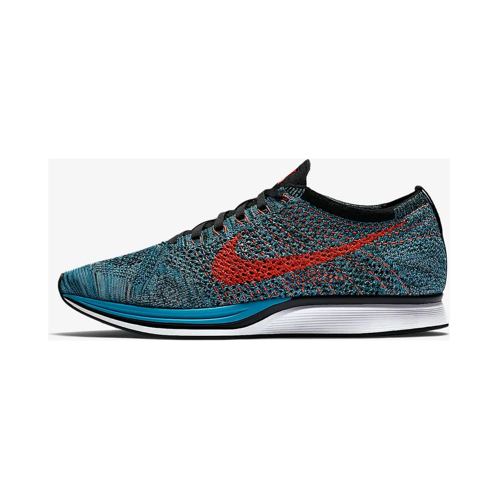 Nike Flyknit Racer Neo Turquoise Neo Turquoise/Bright Crimson-Glacier Ice (526628-404)