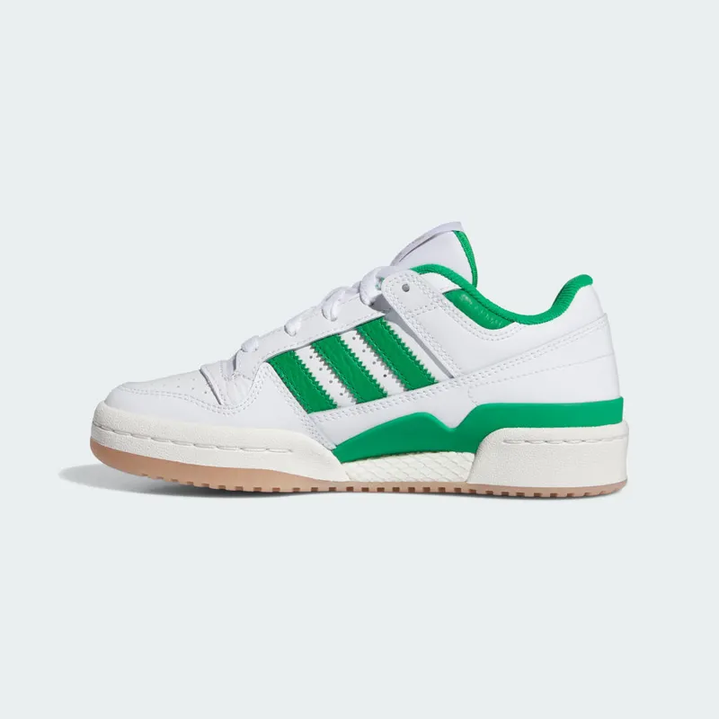 Adidas Forum Low CL Kids Cloud White / Green / Cloud White (IH0223)