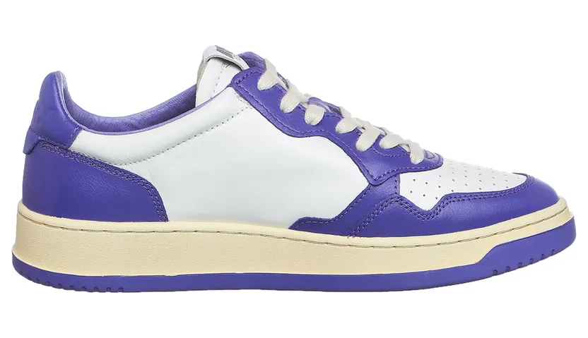 Autry Medalist Low White / Purple (AULMWB05) (3)