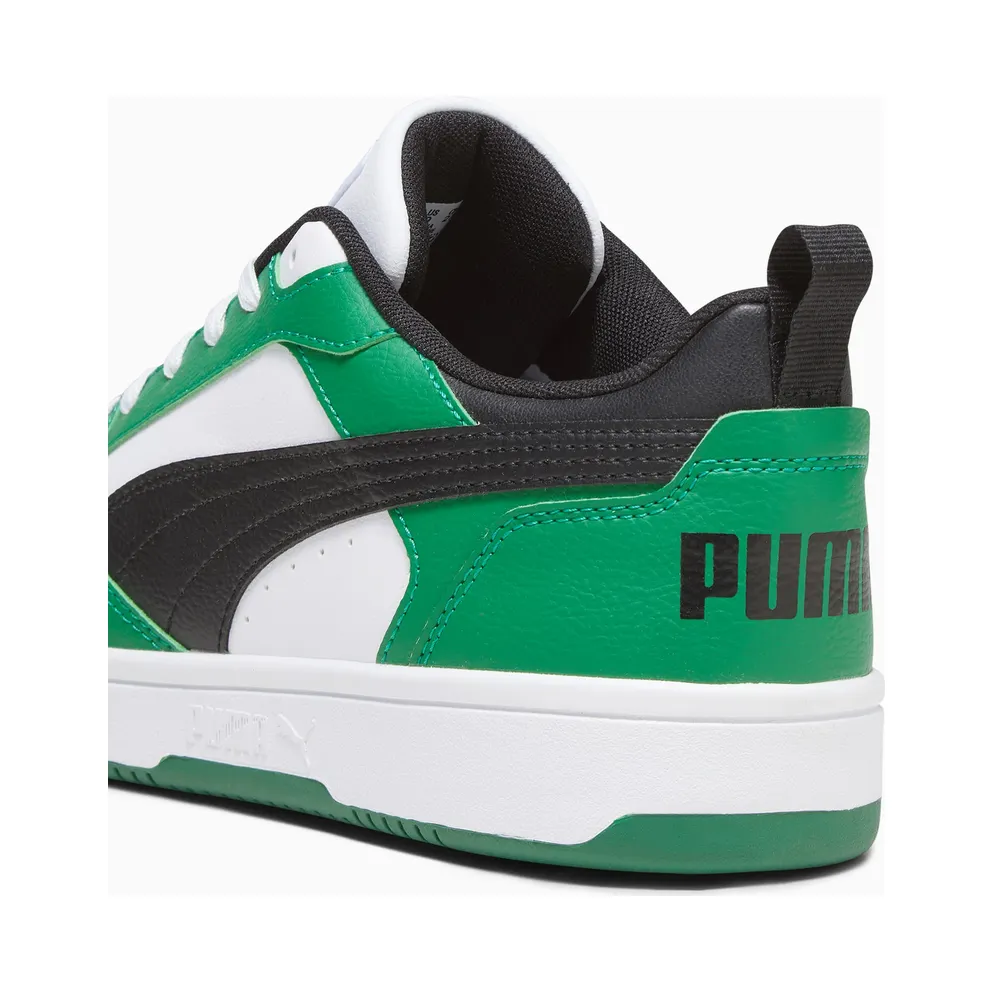 Puma Rebound V6 Laag White/Green/Black (392328-06)