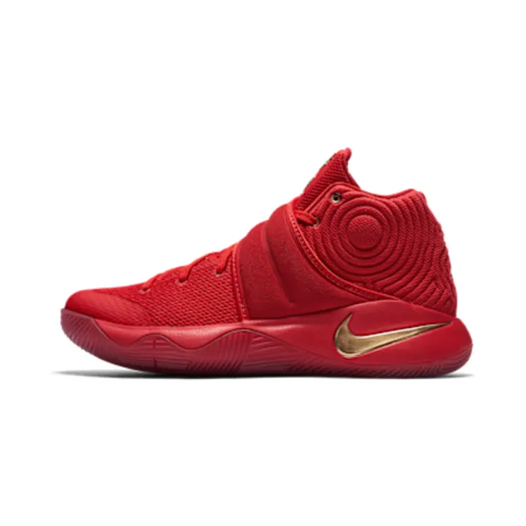 Nike Kyrie 2 LMTD Gold Metal “University Red / Metallic Gold” (838639-676)