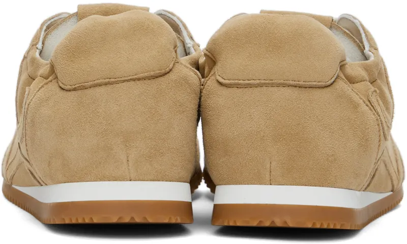Loewe Beige Suede Ballet Runner Sneakers (L814282X39)