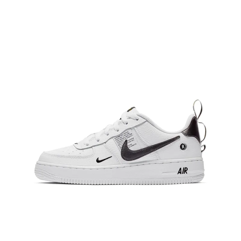 Nike Air Force 1 Low Utility White Black (GS) White/White-Black-Tour Yellow (AR1708-100)