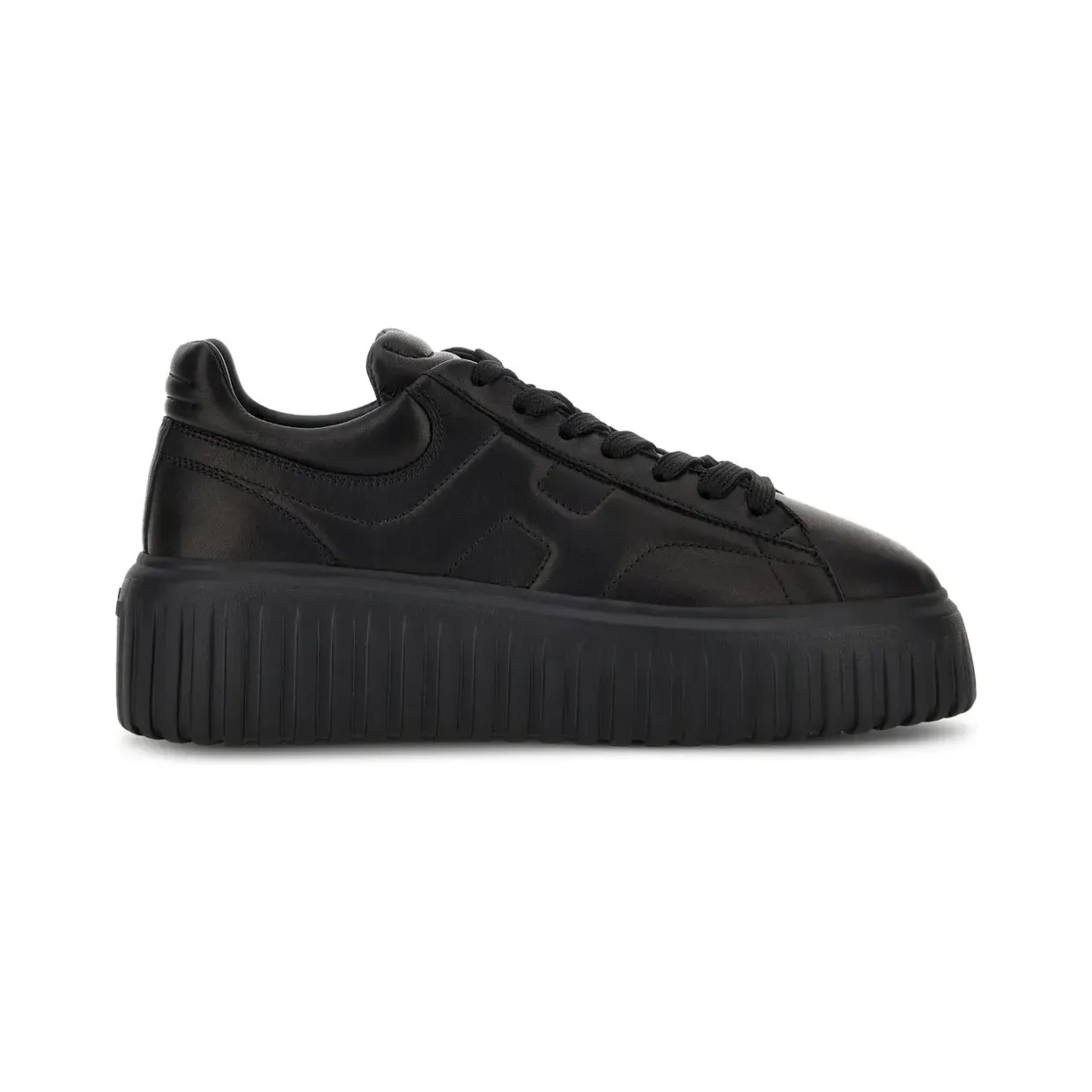 Hogan H-Stripes met plateauzool “Black” (HXW6450FC60LE9)