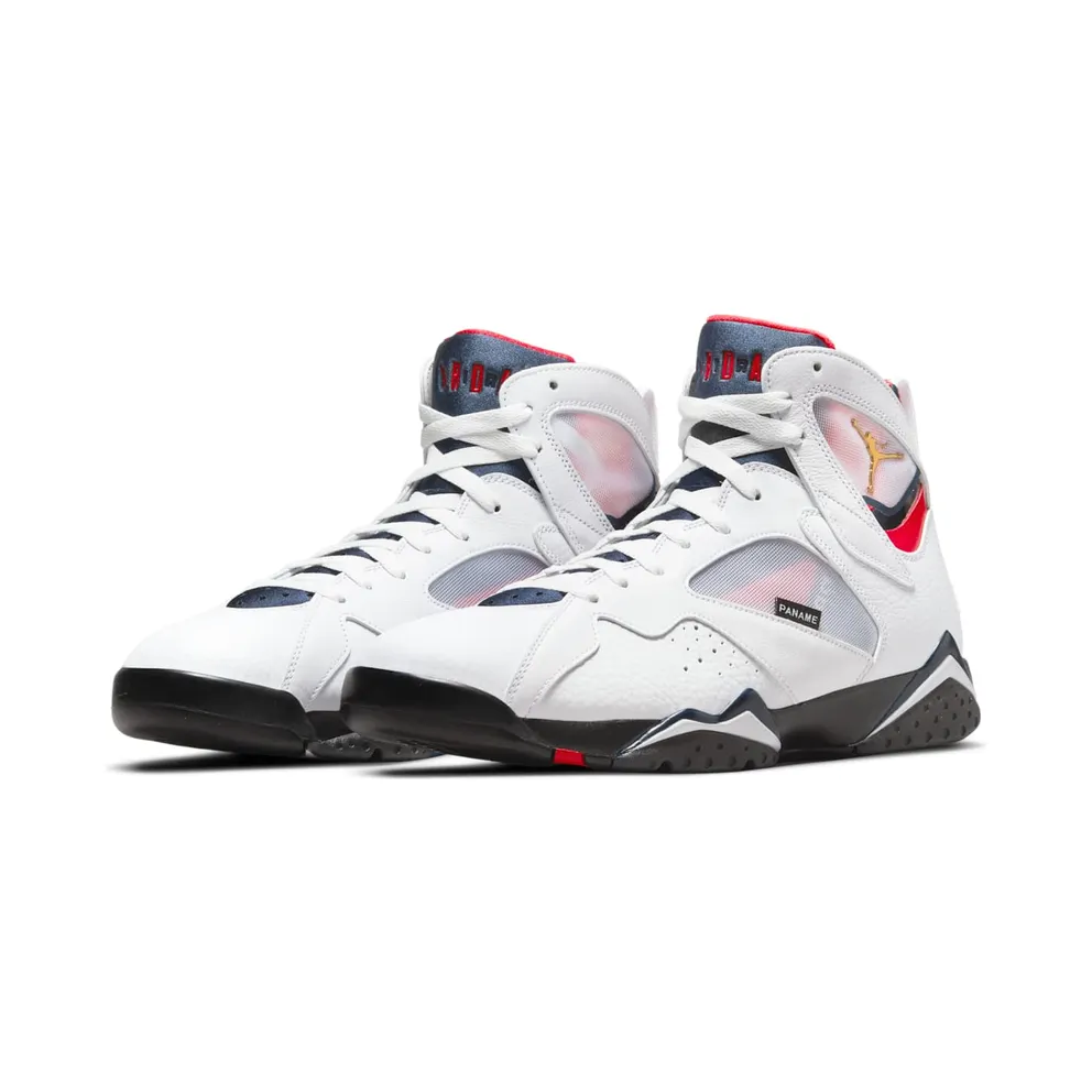 Air Jordan x PSG Retro 7 (2021) – “White / College Navy / Sport Royal / University Red” (CZ0789-105)
