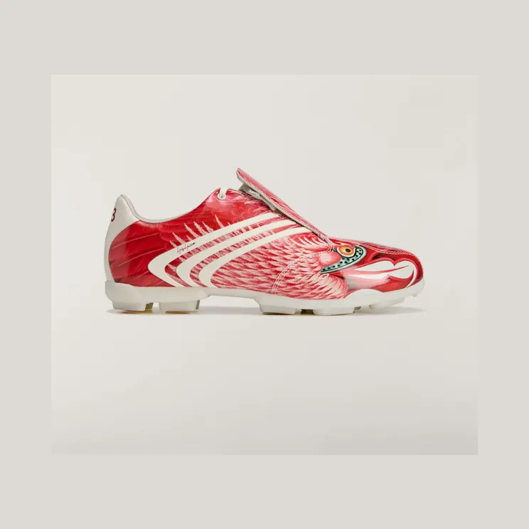 adidas Y-3 F50 Beast “Off White / Off White / Active Maroon” (KK3650)