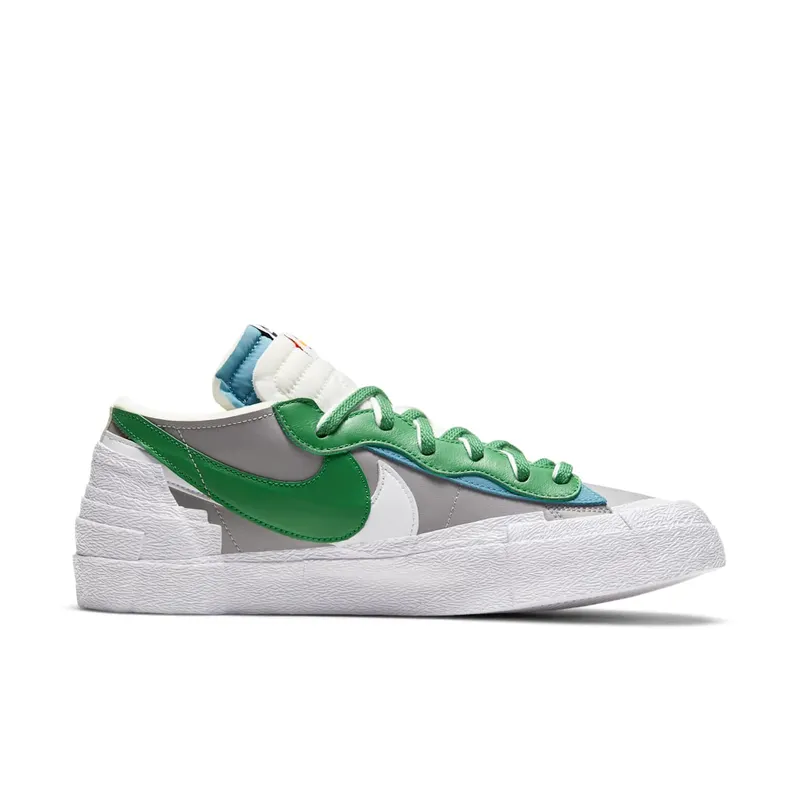 Nike x sacai Blazer Low Classic Green (2021) – “Medium Grey / Classic Green / White” (DD1877-001)
