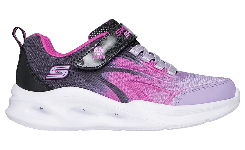 Skechers S-Lights Sola Glow “Color Breeze” (303713LBKMT)
