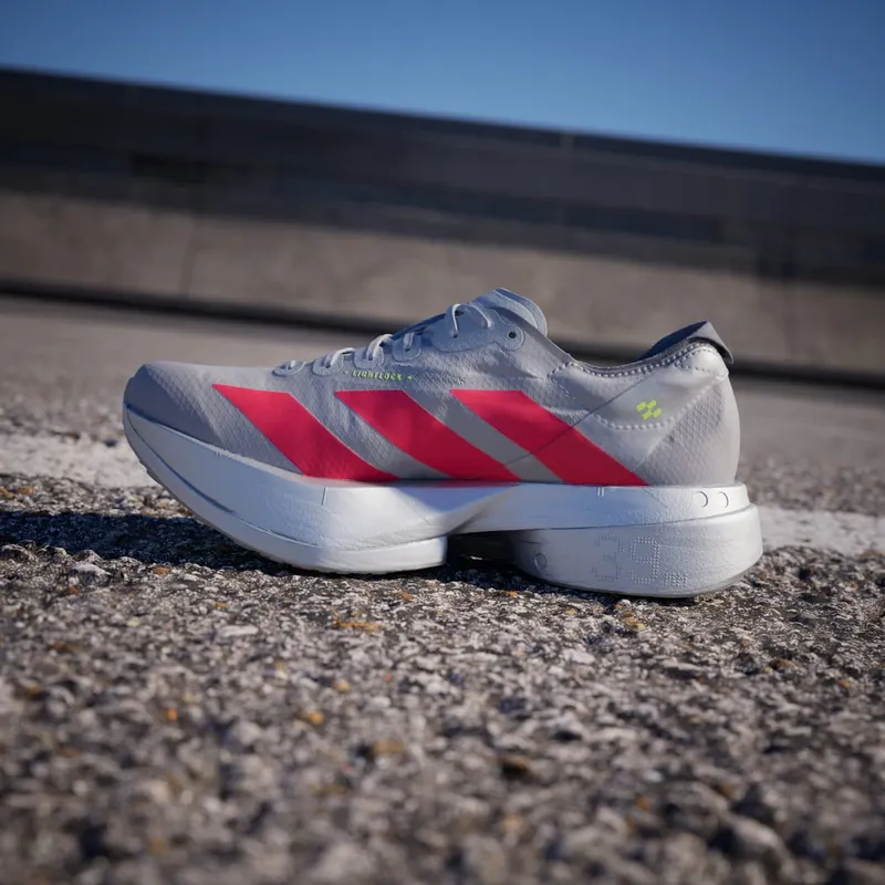 Adidas Adizero Adios Pro 4 Grey Two / Lucid Red / Grey (JR6357)