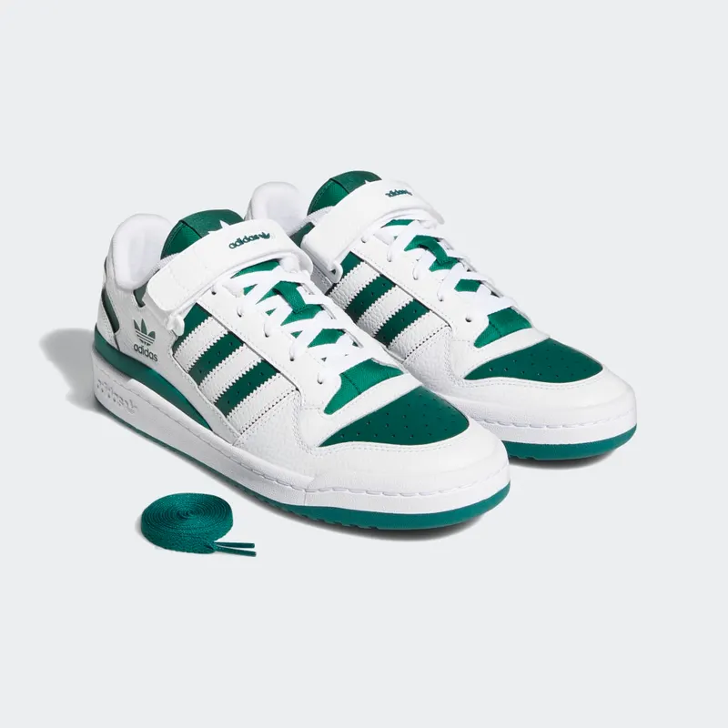 Adidas Forum Low Cloud White / Collegiate Green / Cloud White (GY8556)