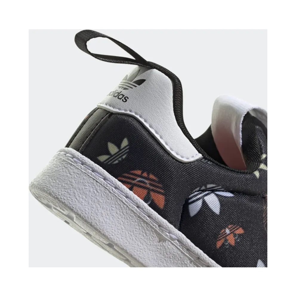 Adidas Superstar 360 Core Black / Cloud White / Semi Impact Orange (GX1870)