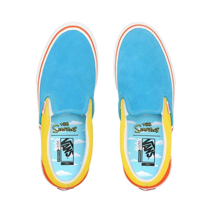 Vans The Simpsons x Slip-On Pro ‘Bart’ Multi-Color (VN0A347V13M)