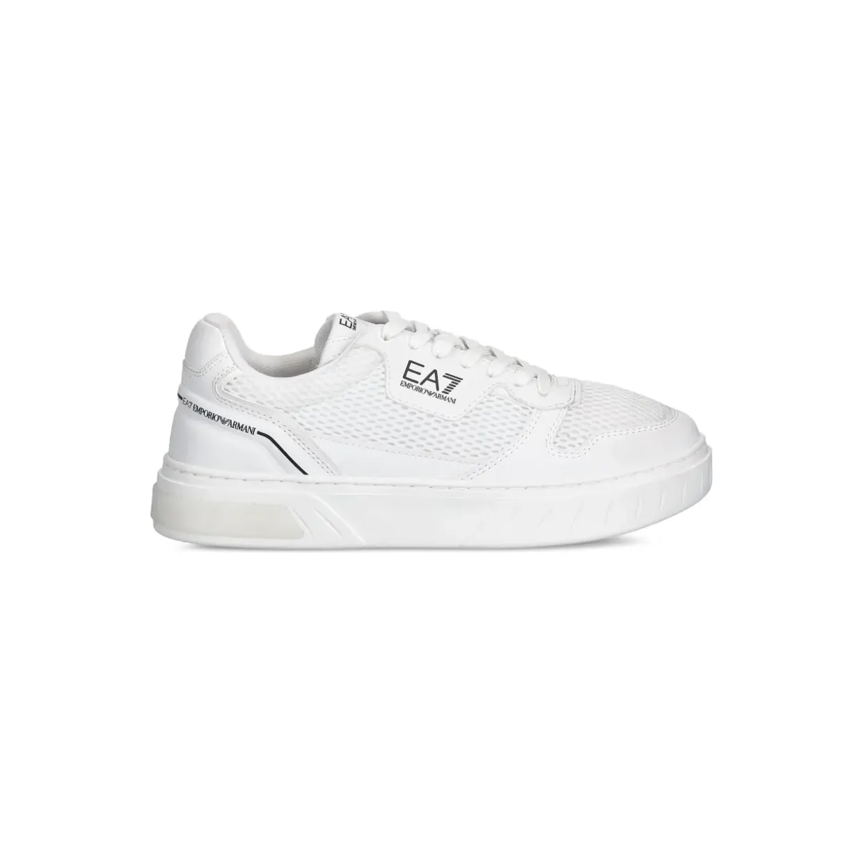 Emporio armani Ea7 Emporio Armani New Premium Court logo-print panelled “White” (7X000650AF23102)