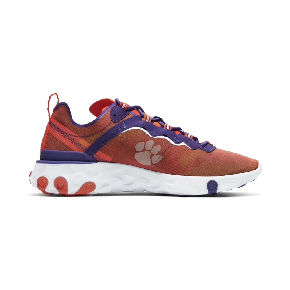 Nike React Element 55 Clemson University Orange/White-New Orchid (CK4796-800)