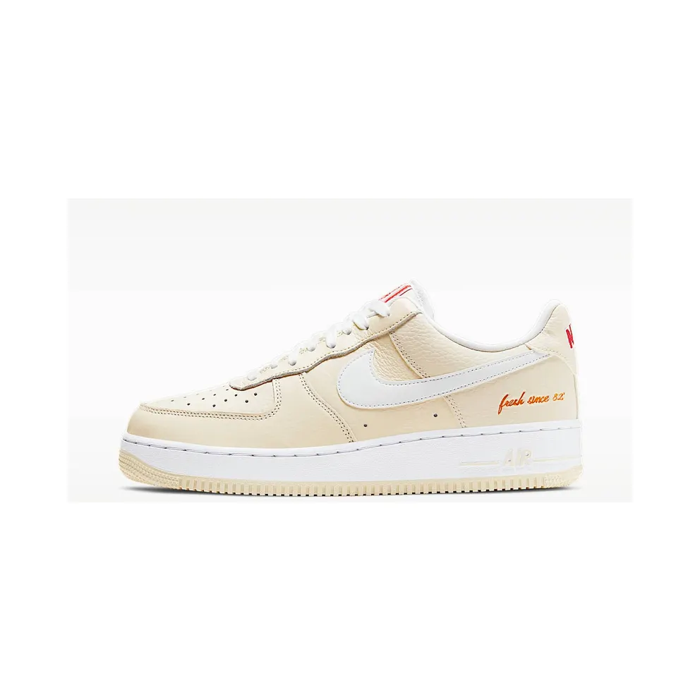 Nike Air Force 1 Low Popcorn Coconut Milk/White-University Red (CW2919-100)