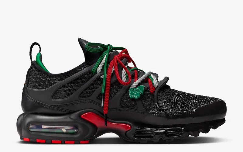 Nike Air Max Plus x HOMECOMING – “Black / University Red / Court Green” (IM4960-001)