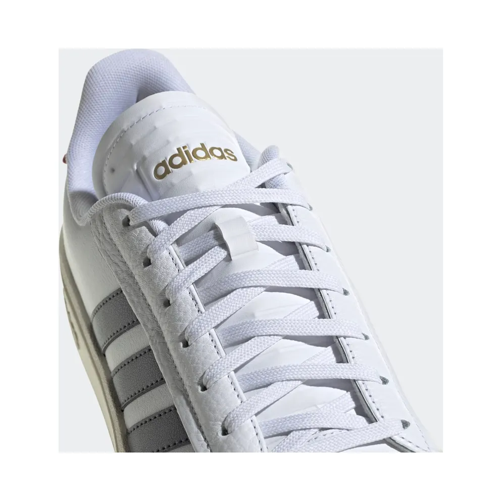 adidas Grand Court Alpha Cloud White / Shadow Navy / Burgundy (GY7983)
