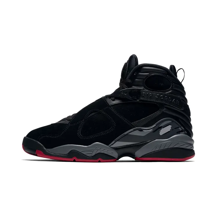 Air Jordan 8 Retro Cement – Bred “Black / Wolf Grey / Gym Red” (305381-022)