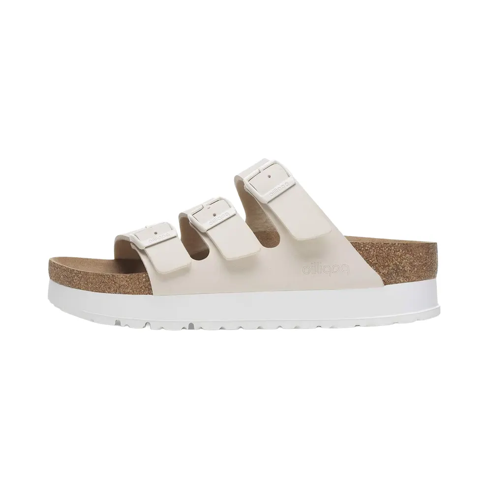Birkenstock Florida Vegan Flex Platform “Eggshell” (1029751)