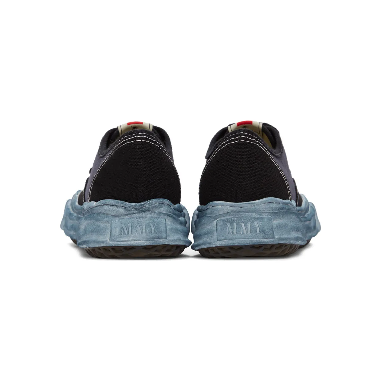 Miharayasuhiro Grey & White Baker Over-Dyed Sneakers (A08FW724) (4)