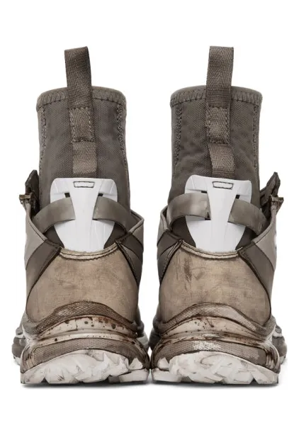 11 by Boris Bidjan Saberi Grey Salomon Edition Bamba 3 Sneakers (114 11xS) (3)